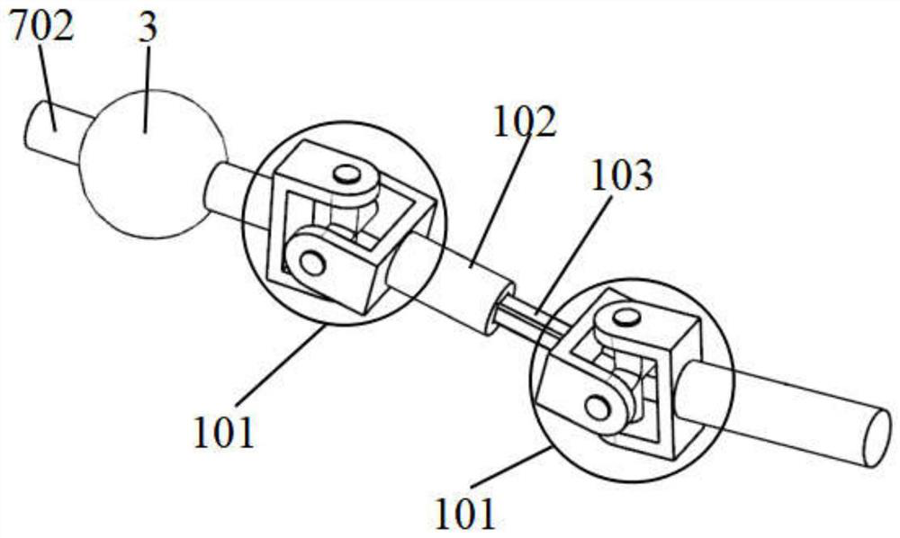 A material conveying mechanism