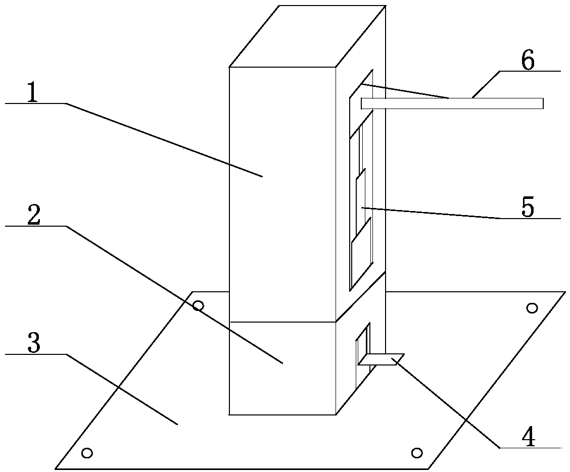 Expressway lifting and lowering lane limiting and height limiting device