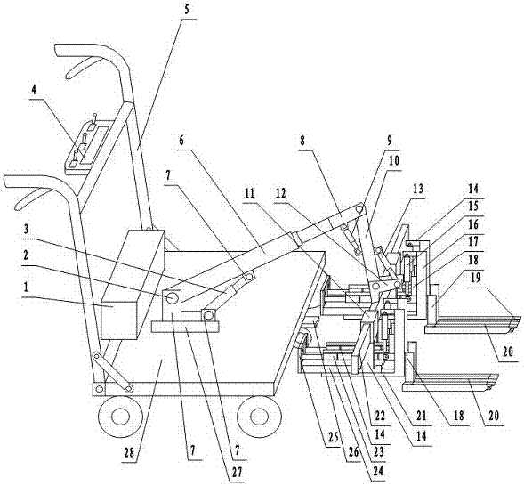 Combination wishbone light vehicle