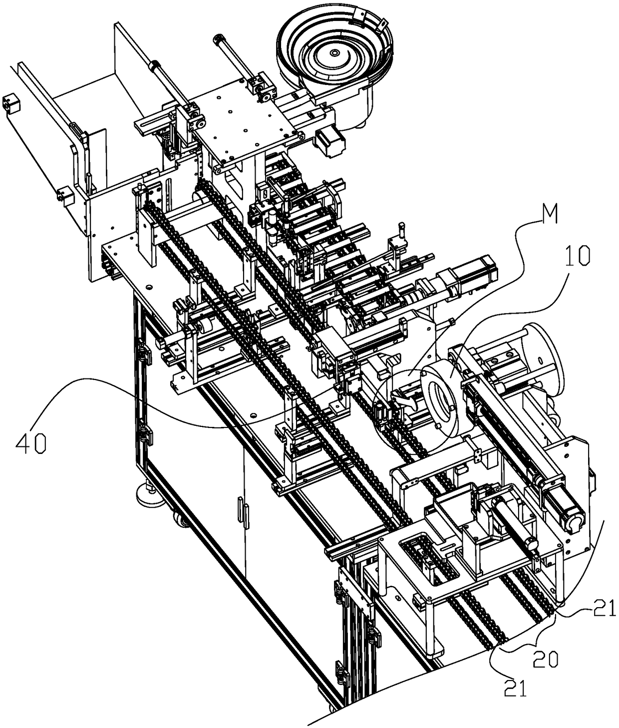 Positioning device before clamped fixing of pen holder and pen point