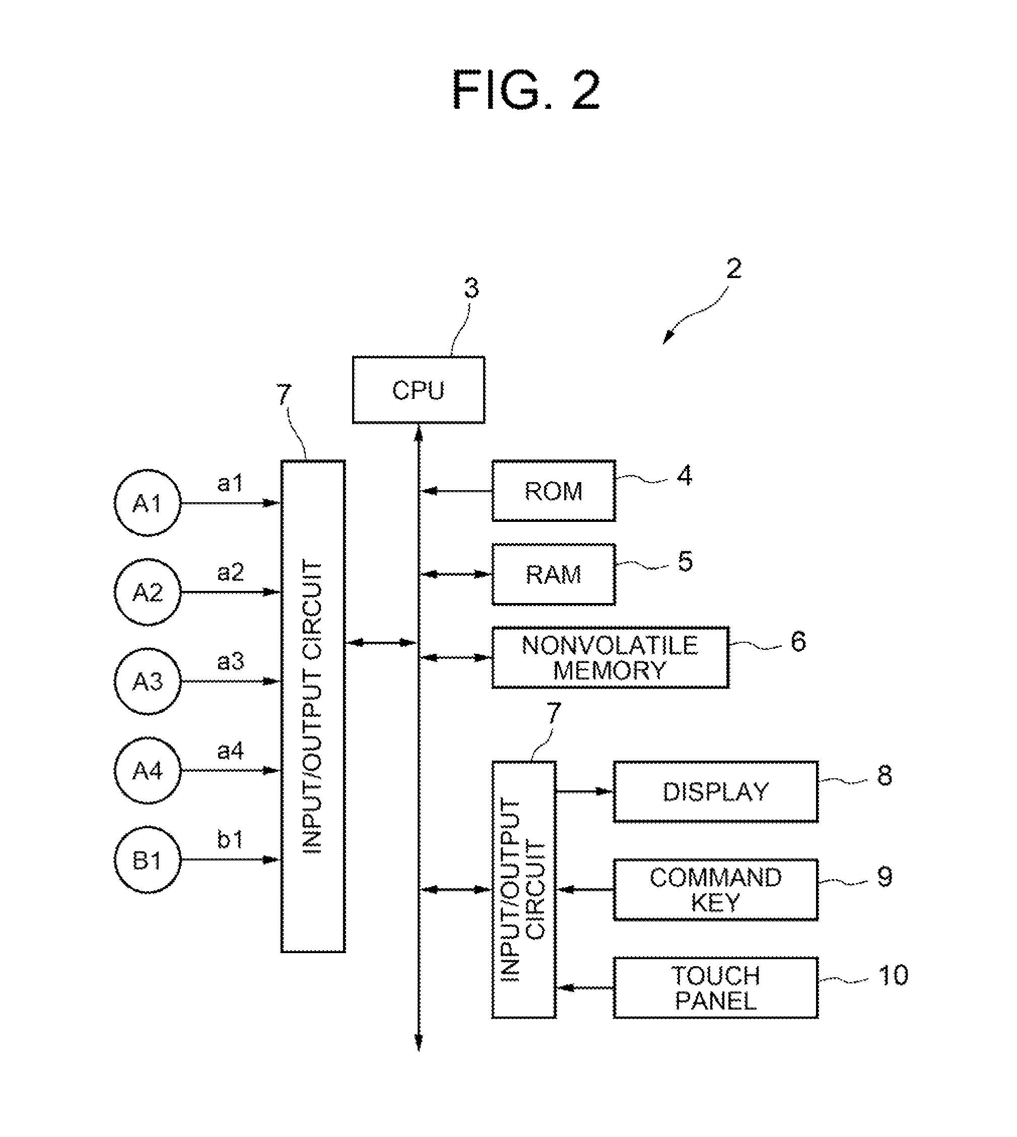 Command input device, mobile information device, and command input method