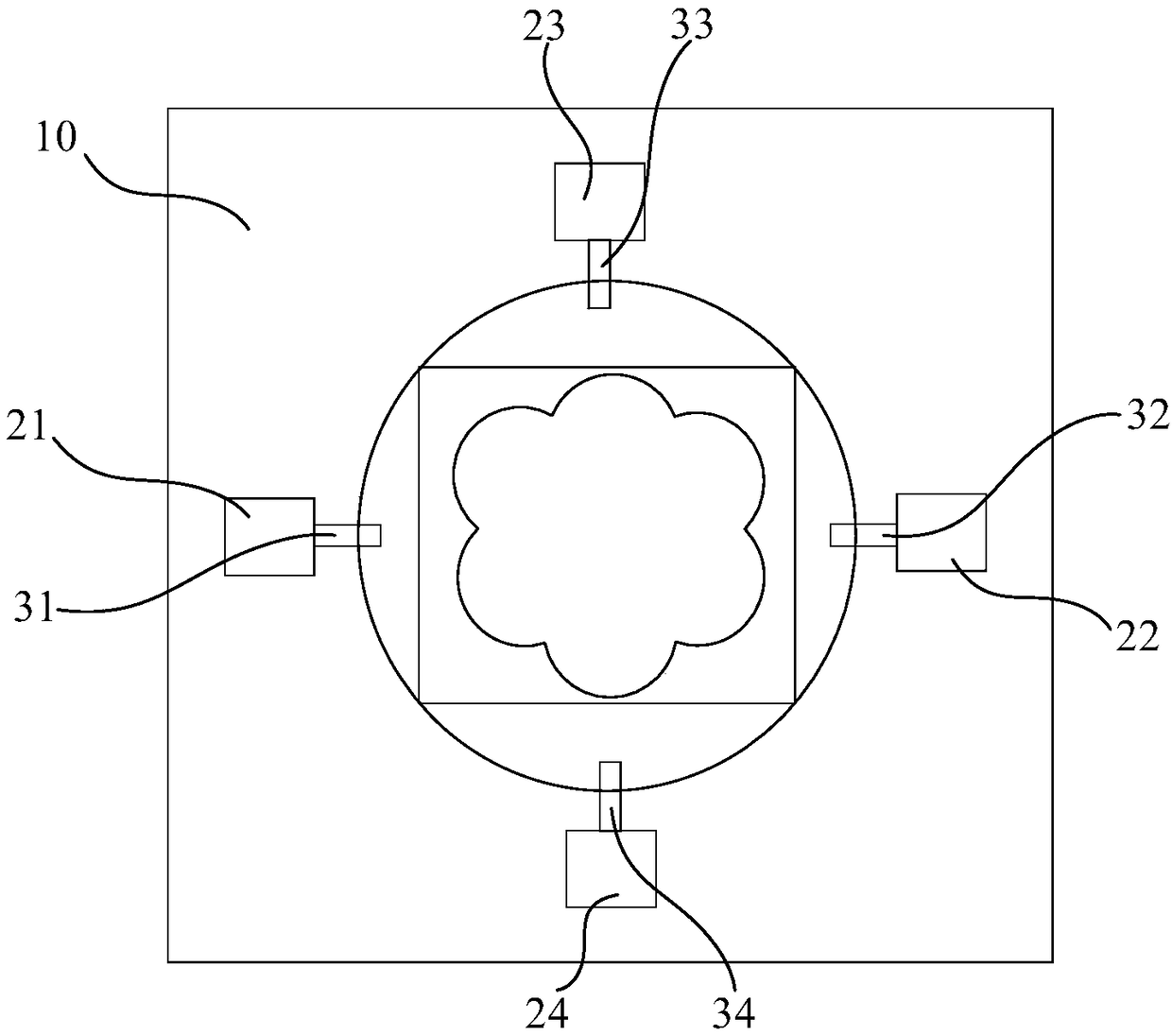 LED aging test device