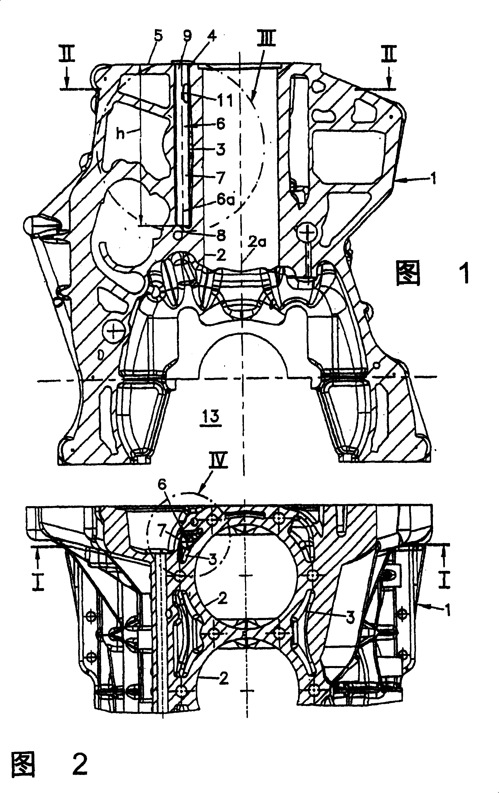 Cylinder block for a water-cooled internal combustion engine