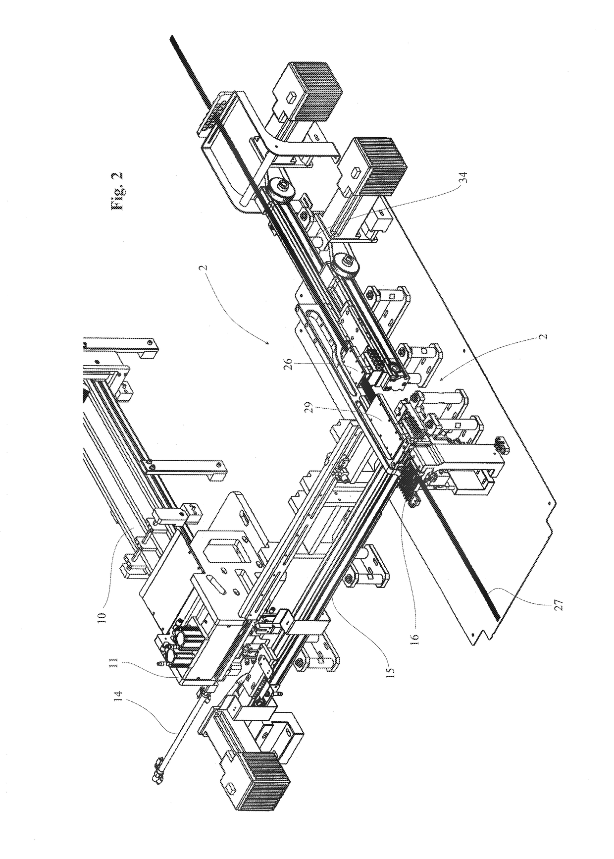 Automated system for the realisation of the industrial wiring of idc connectors