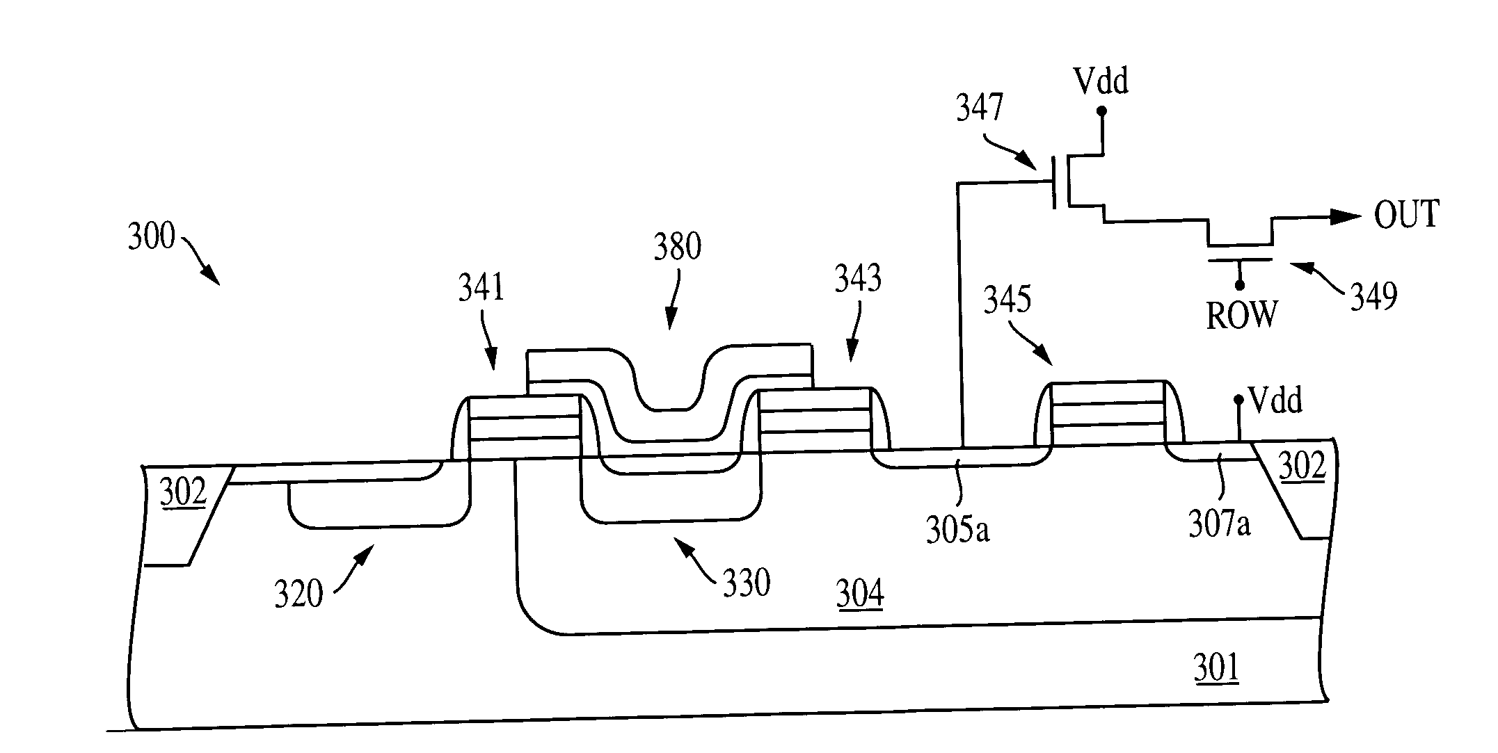 Imaging with gate controlled charge storage