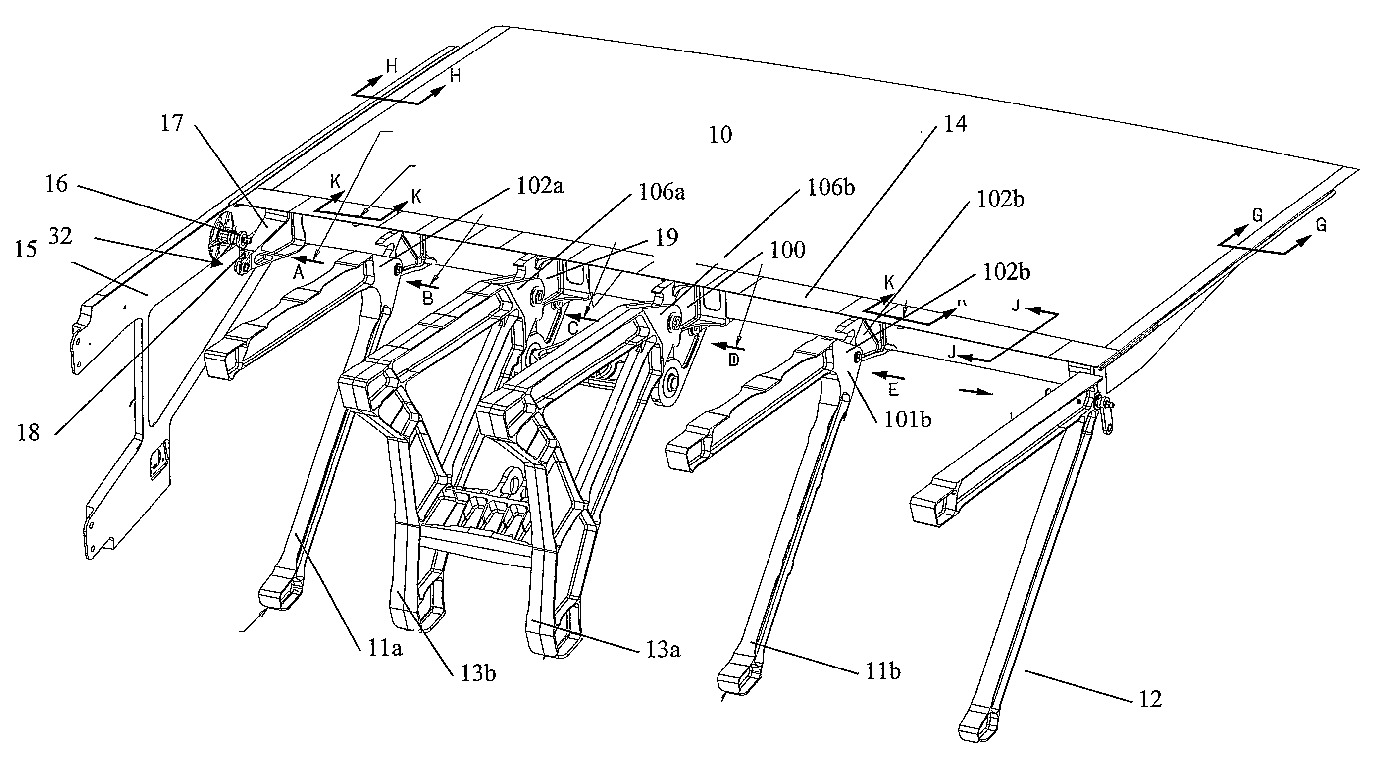 Control surface failsafe drop link