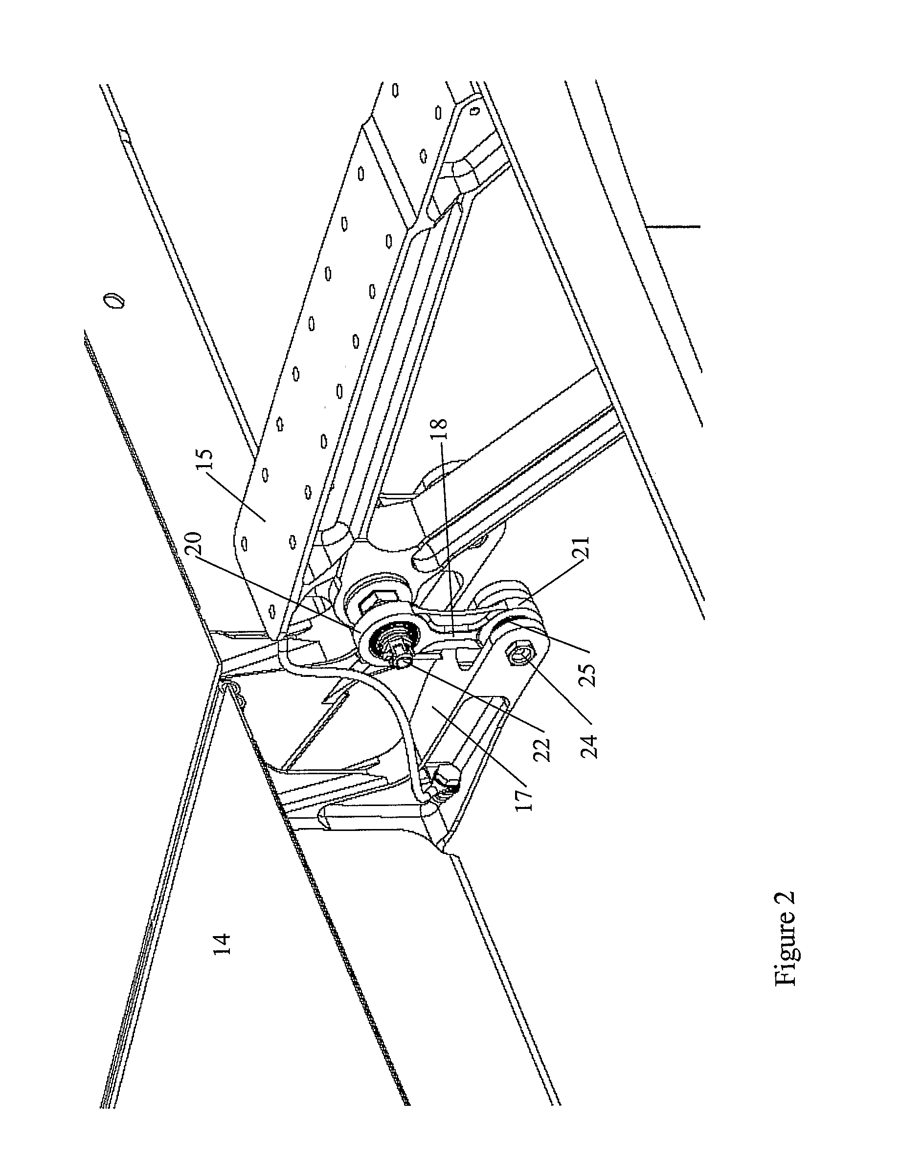 Control surface failsafe drop link