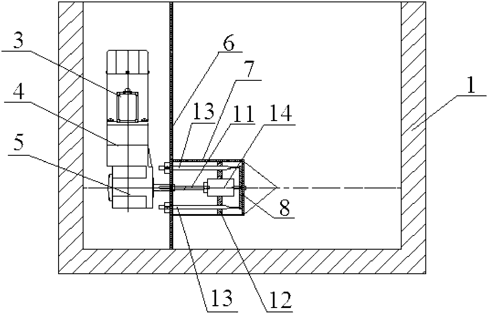 Shield tunnel excavation surface stability centrifuge model test matching apparatus