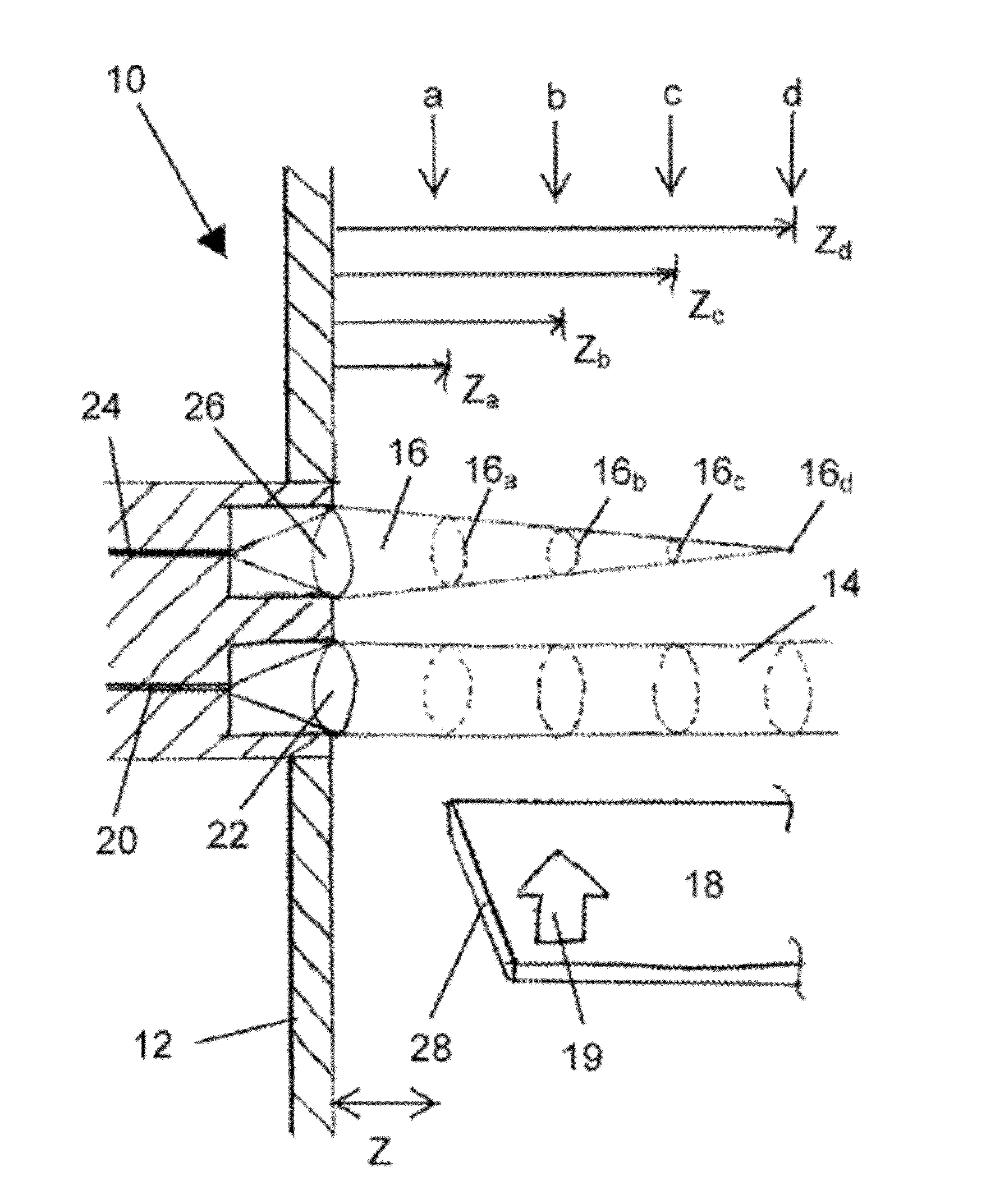 Method for detecting foreign object damage in turbomachinery