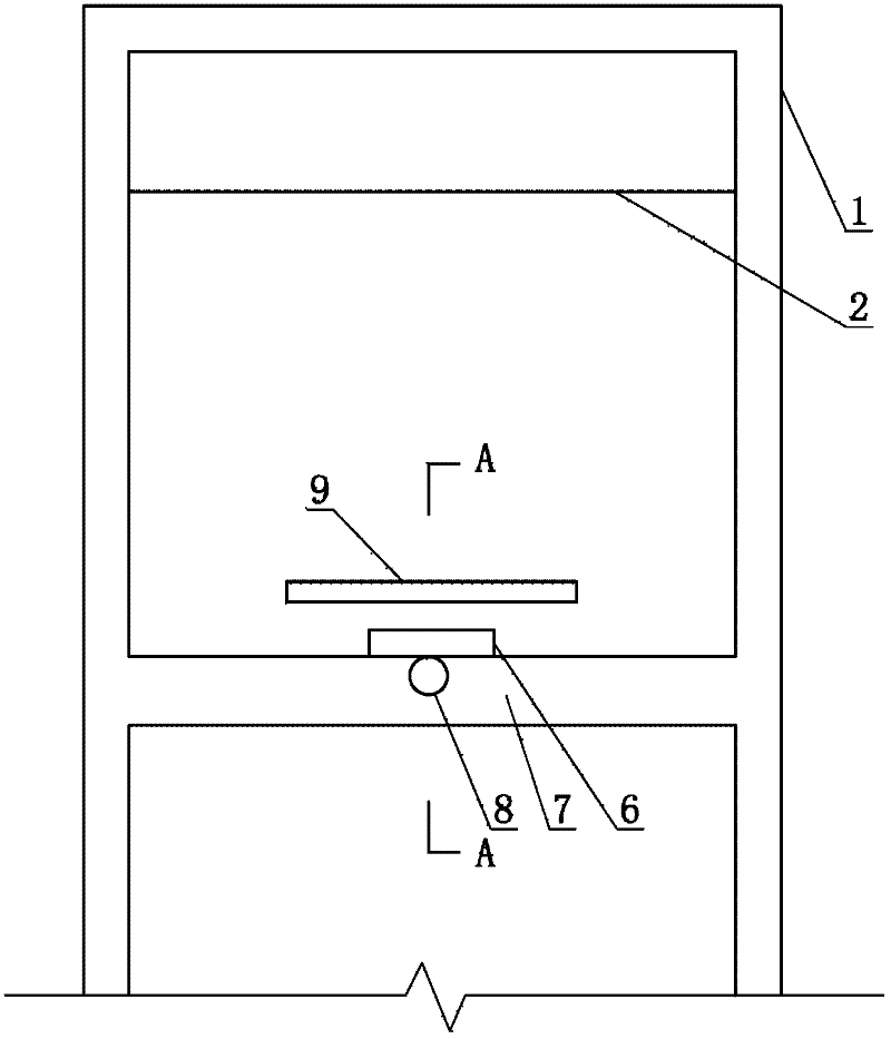 Spring return type high-box locking mechanism