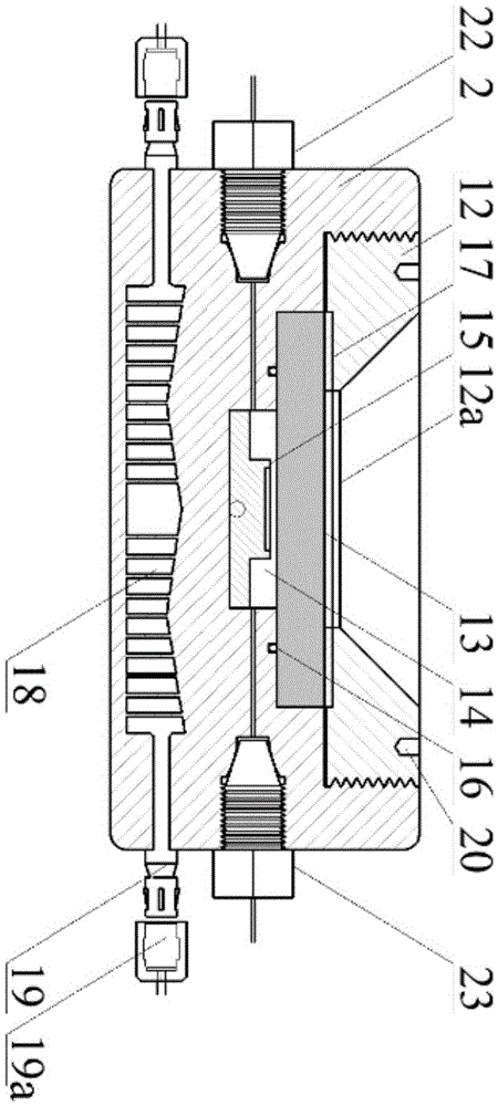 High-pressure cooling-heating table device for in-situ observation of aquo-complex microscopic reaction kinetics process and application method