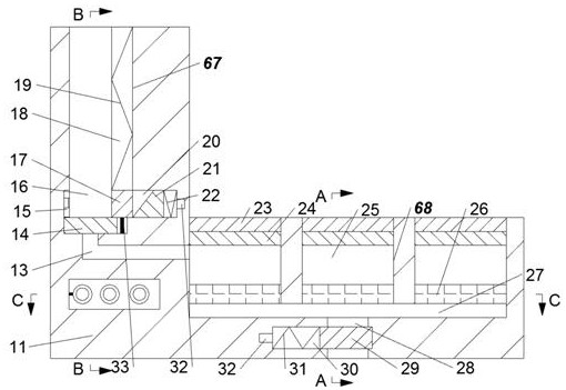 Drainage filtering device for adjusting drainage port along with rainfall