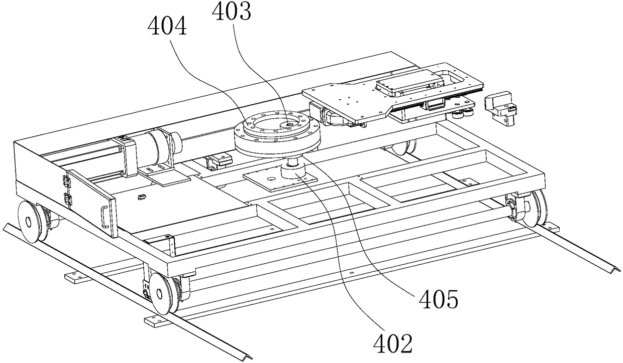 An additive printing equipment platform calibration transfer vehicle