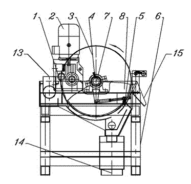 Ship magnetic separator suitable for seawater separation