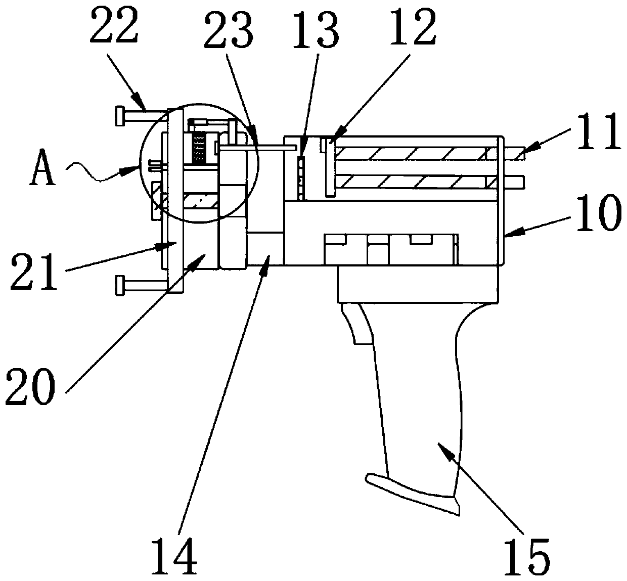 Lumbar puncture needle screw positioning device