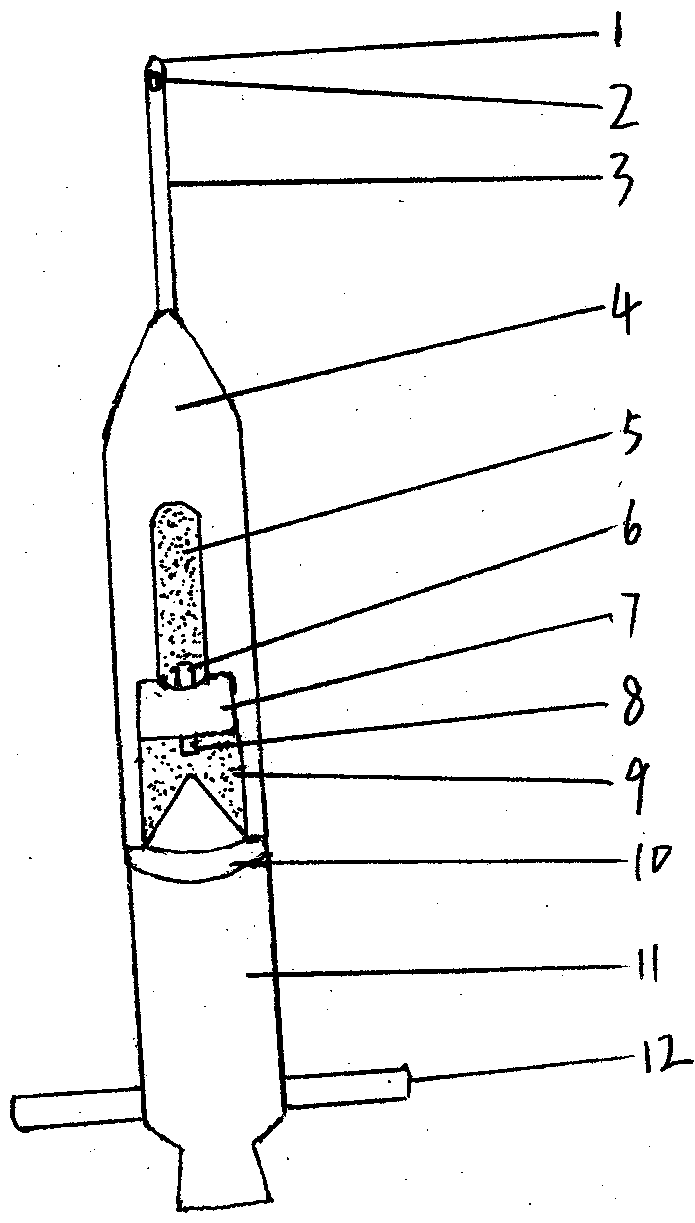 External ballistic trajectory tail section bottom explosion speed-increasing penetration armor-piercing projectile