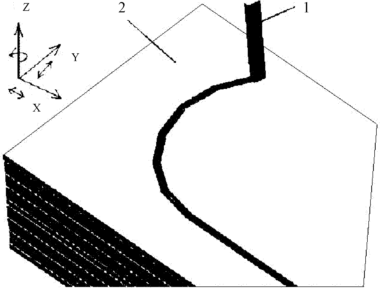 Speed control method for numerical control multilayer leather cutting machine tool