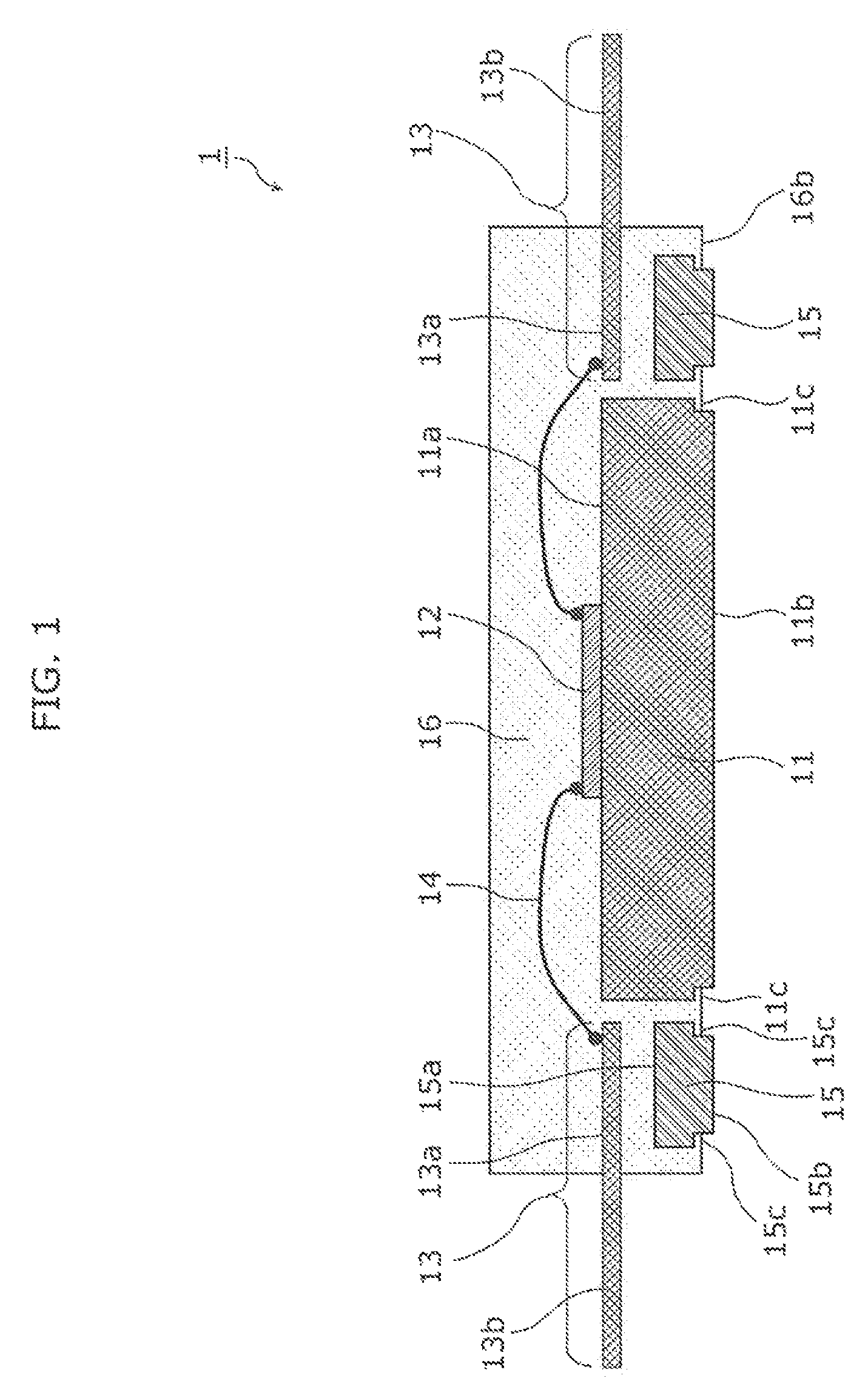 Semiconductor package, method and mold for producing same, input and output terminals of semiconductor package