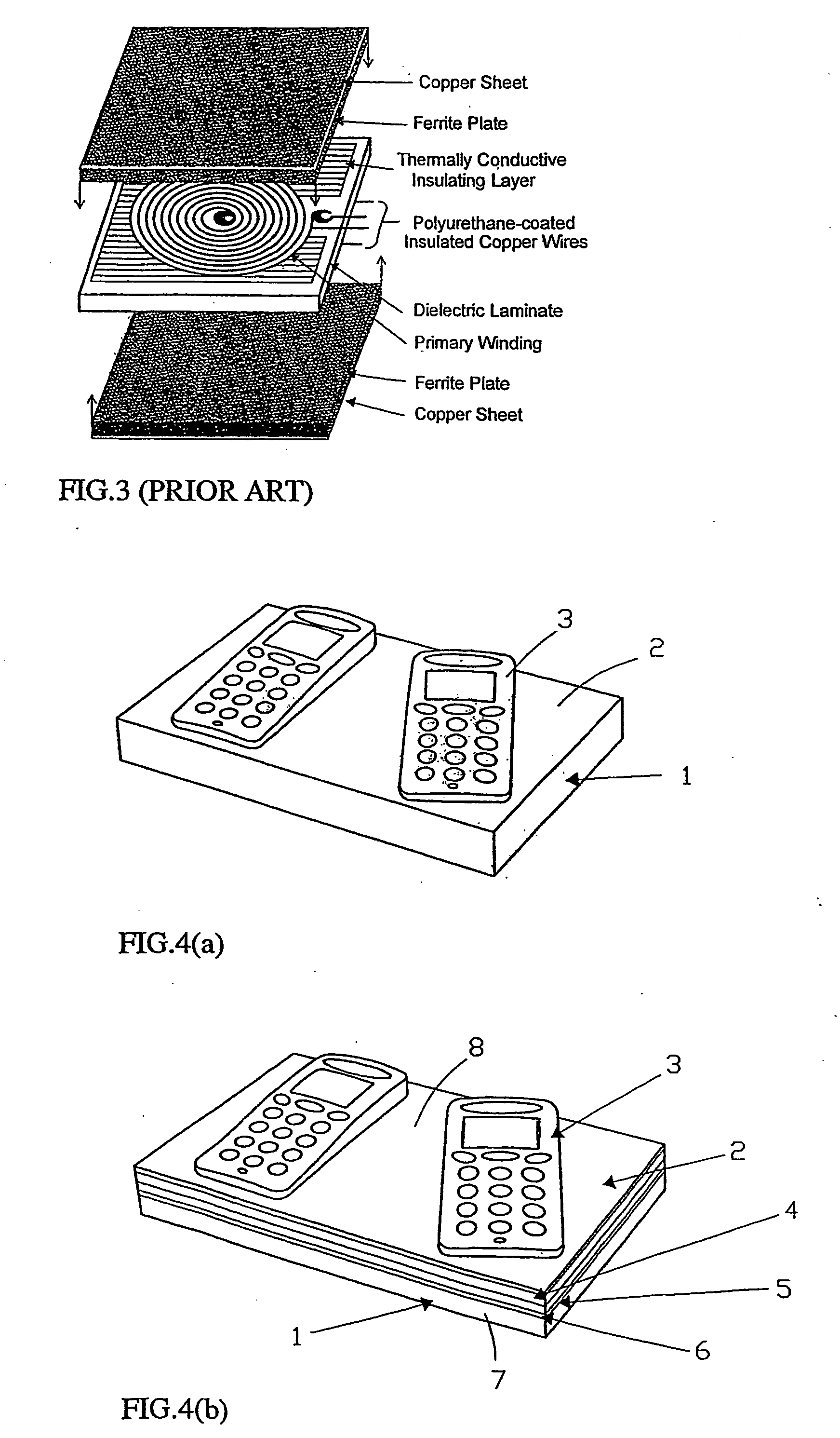 Planar inductive battery charger