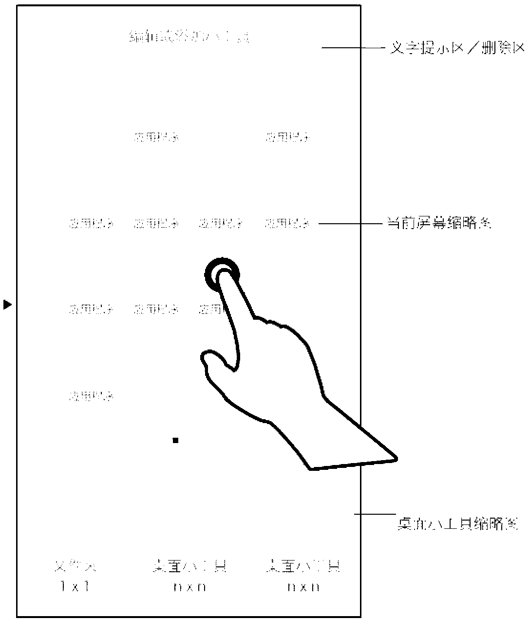 Method, device and equipment for arranging icons