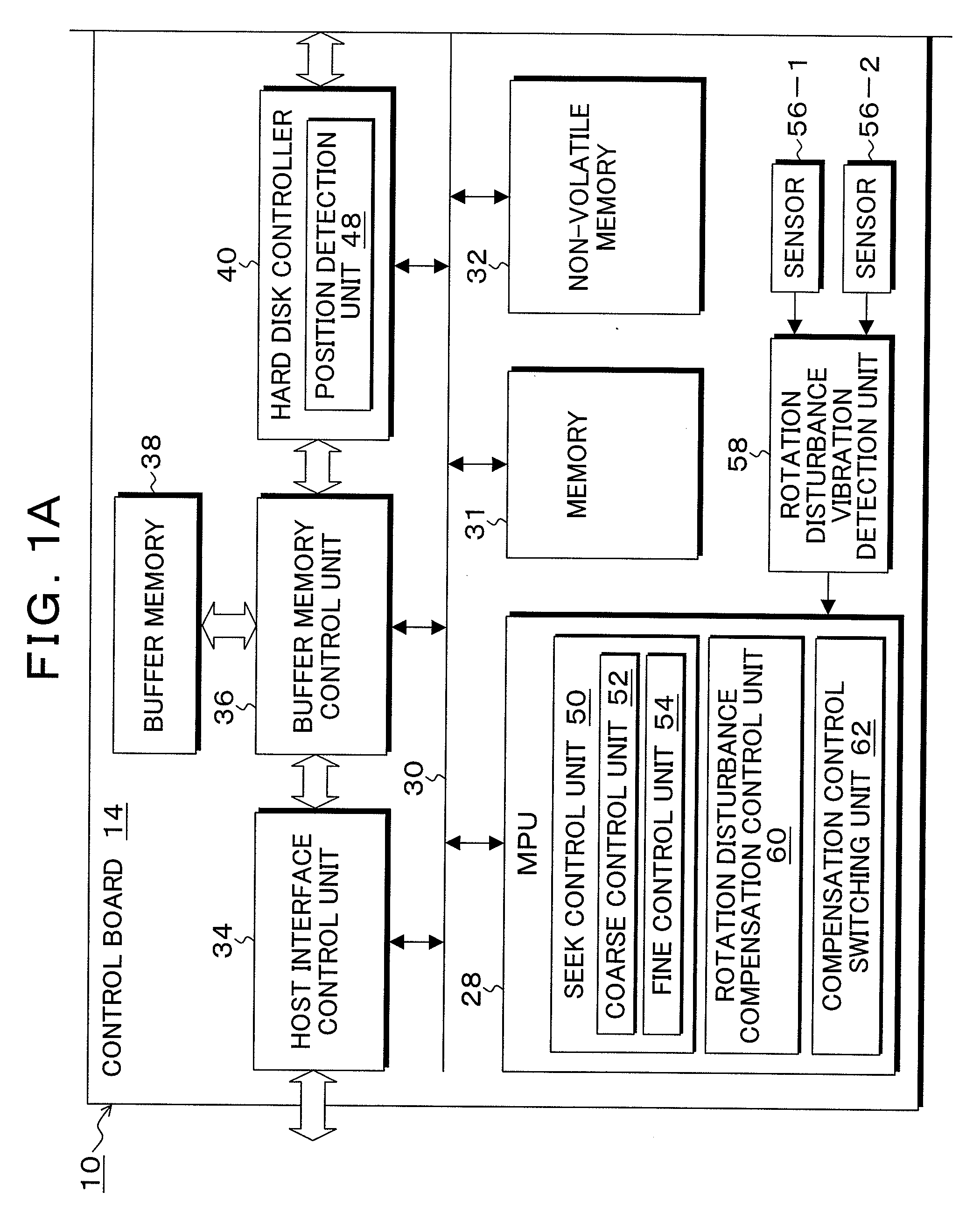 Storage apparatus, control method, and control device of storage apparatus