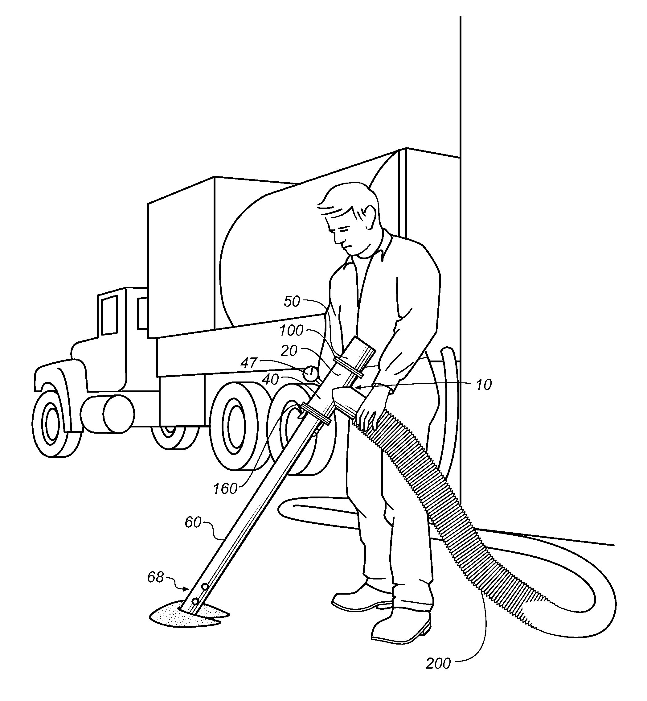 Self-limiting vacuum nozzle and methods for using same