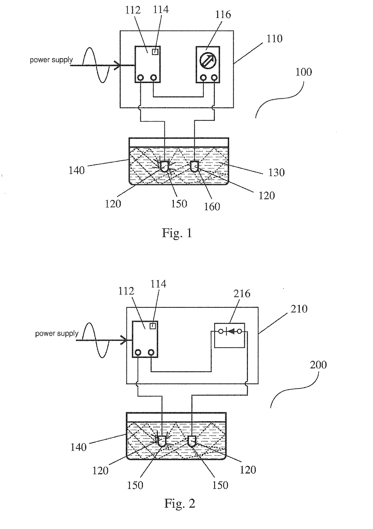 Method and system for applying superimposed time-varying frequency electromagnetic wave for marine ballast water bio-fouling control