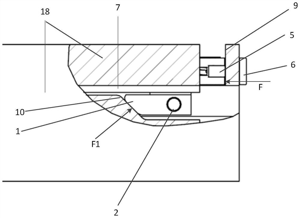 Tool-free linkage locking and pulling device for LRM