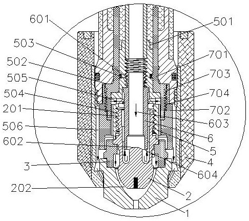 High-frequency plasma cutting gun