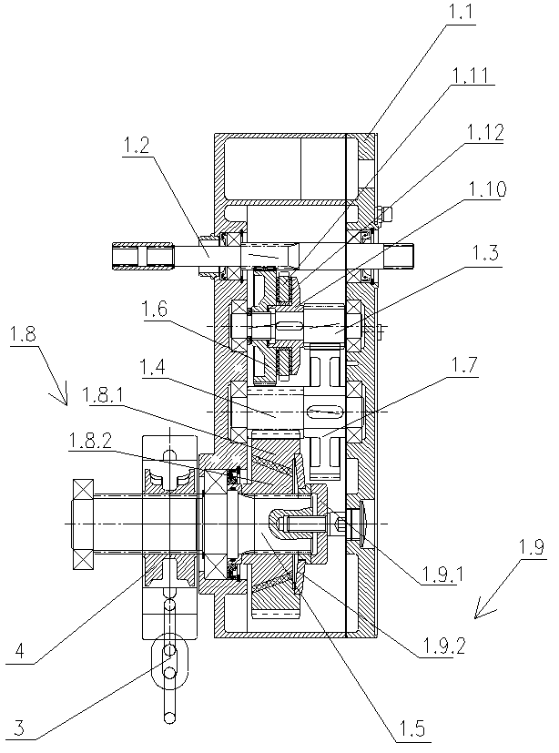 Double-brake loop chain electric hoist