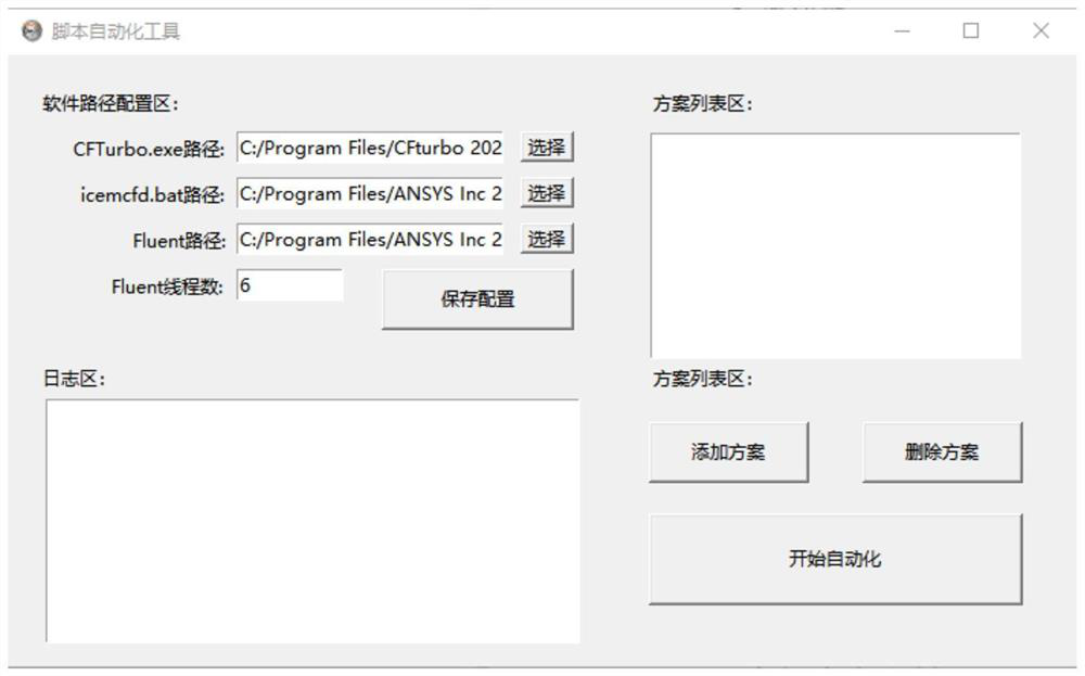 CFD automatic integration calculation software based on Python