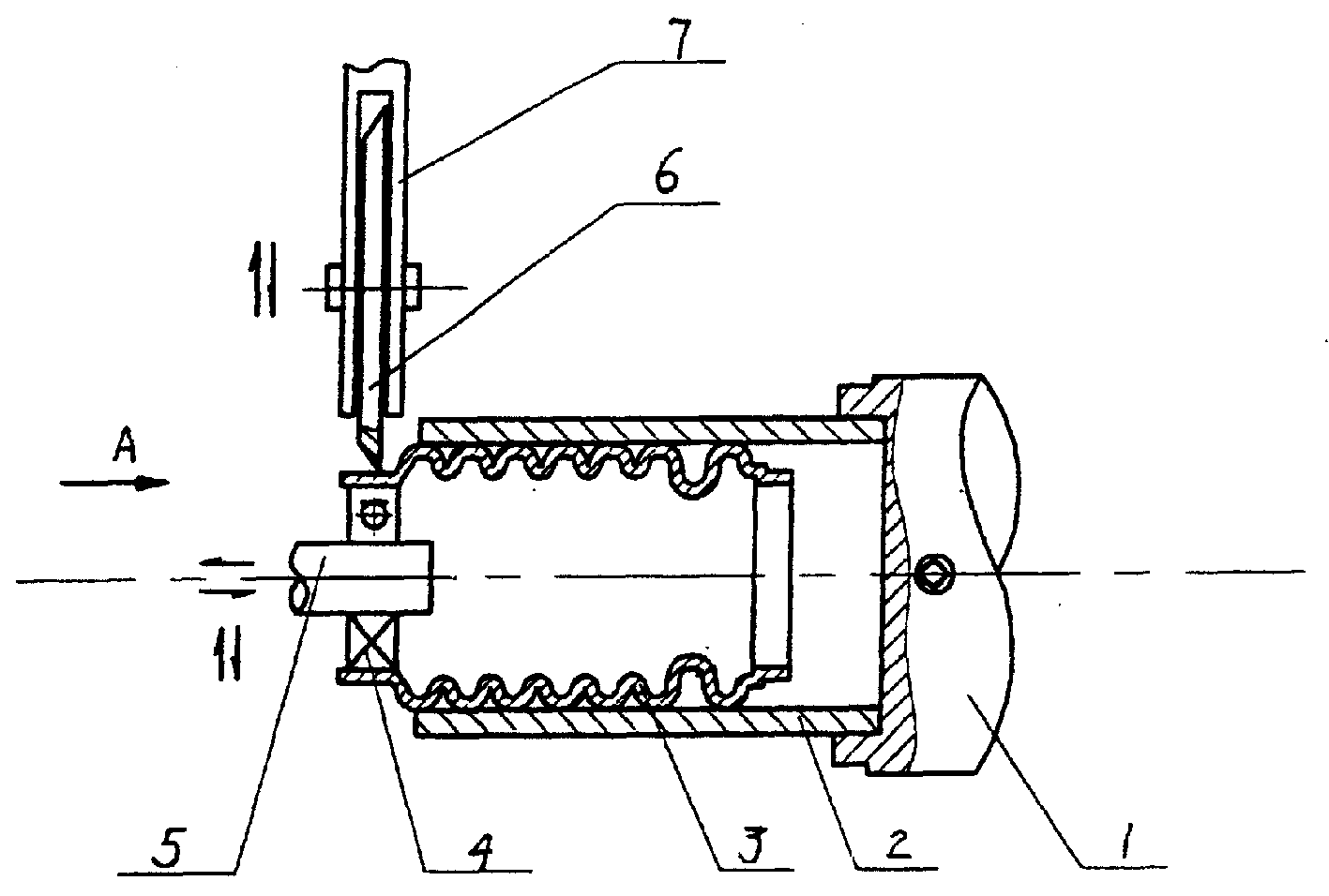 Mfg. method of metal ripple tubes