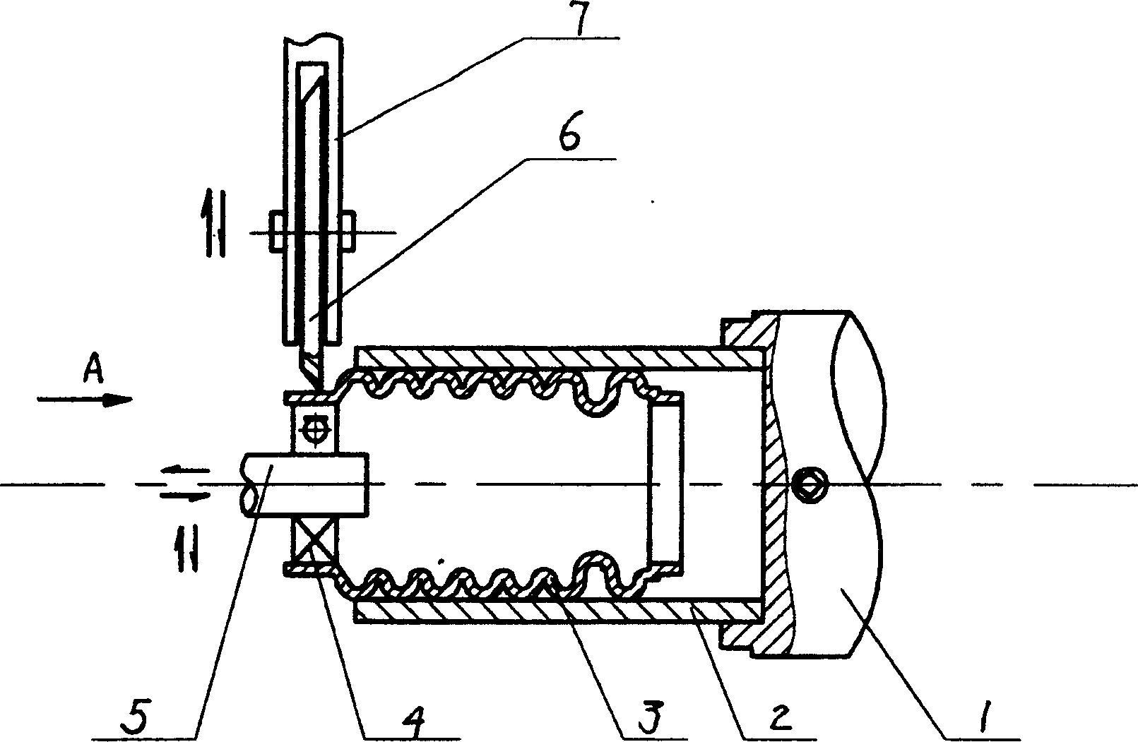 Mfg. method of metal ripple tubes