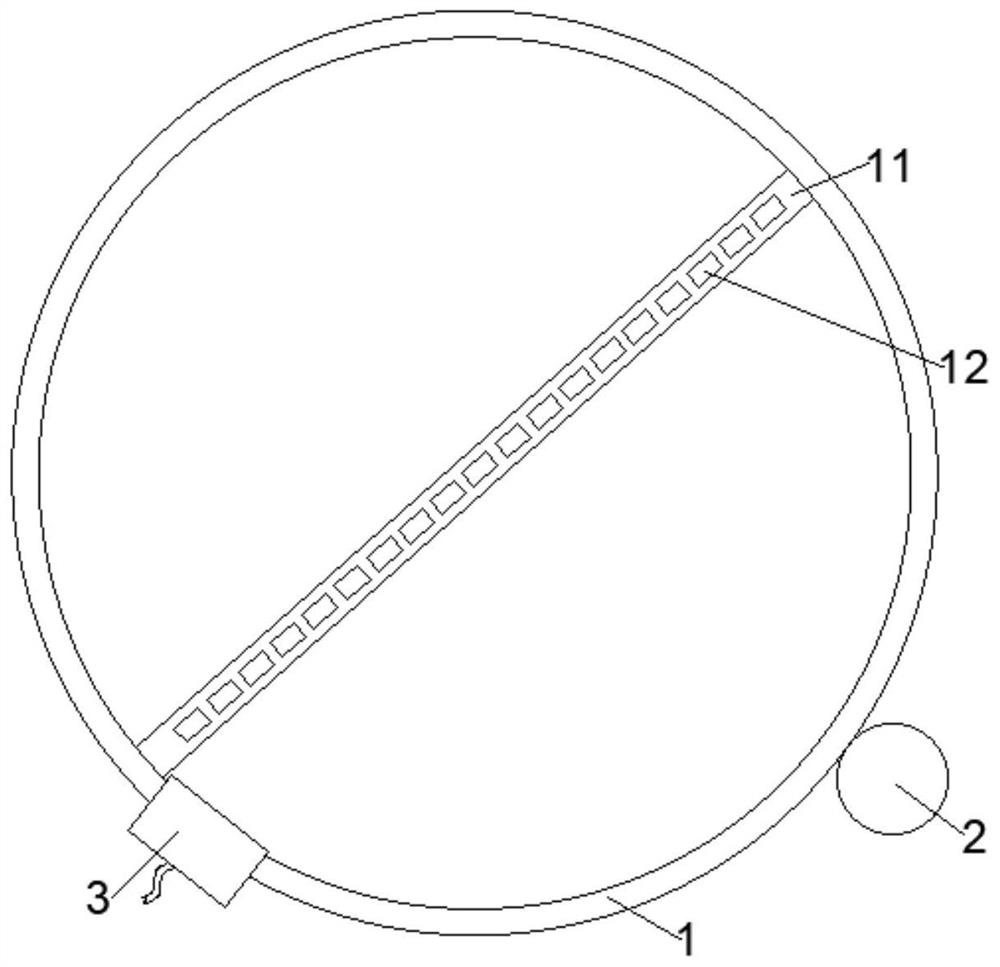 Visual persistence motion display screen conducted by liquid metal