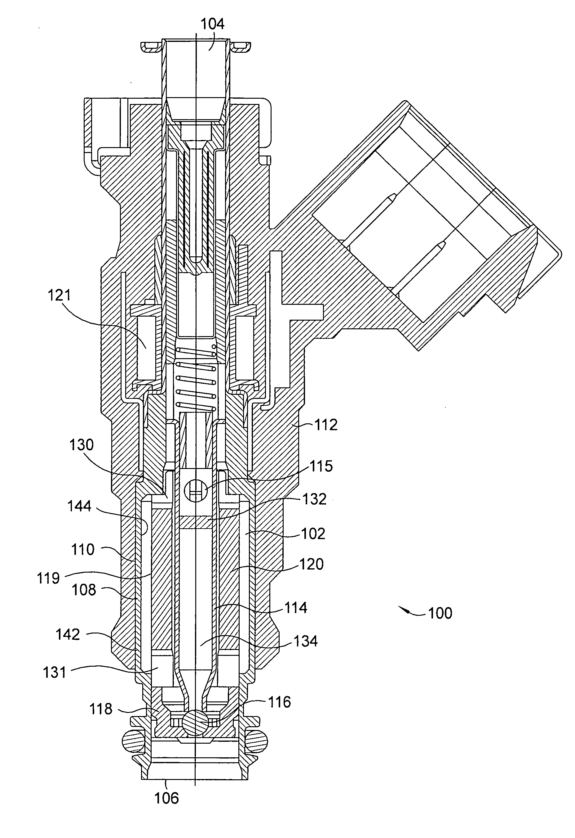 Heated fuel injector