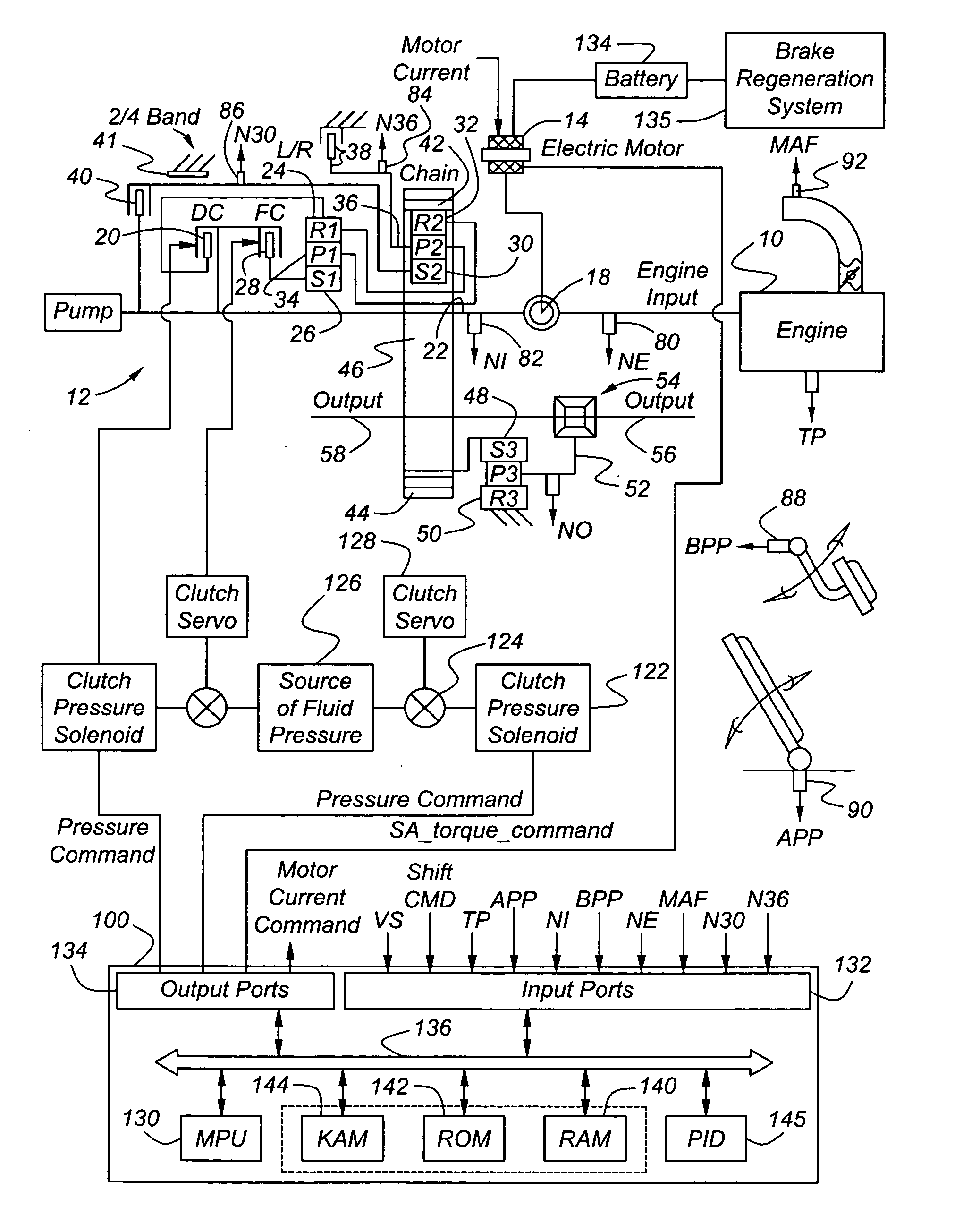 Torsional isolation of a convertless automatic transmission through slip control of friction clutch