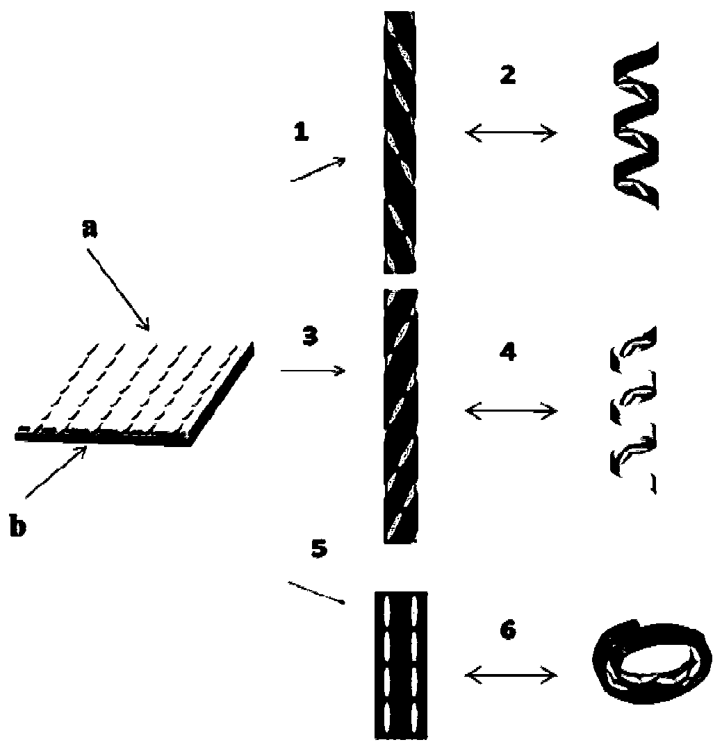 A smart composite material based on crystal photoinduced phase transition and its preparation method