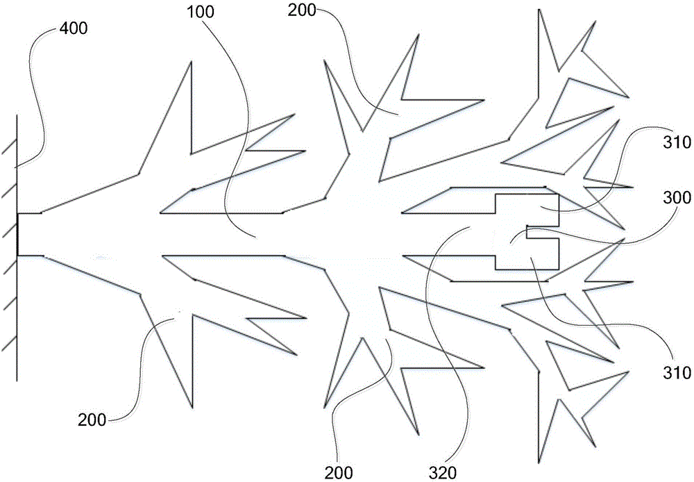 Piezoelectric energy collector and power generation equipment