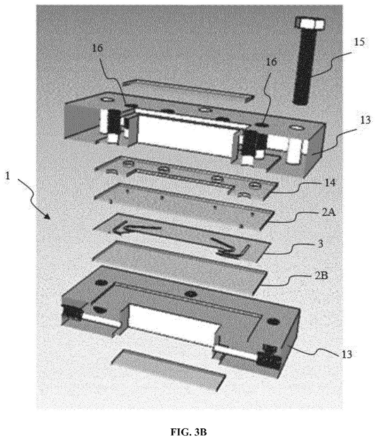 Microchip for free flow electrophoresis