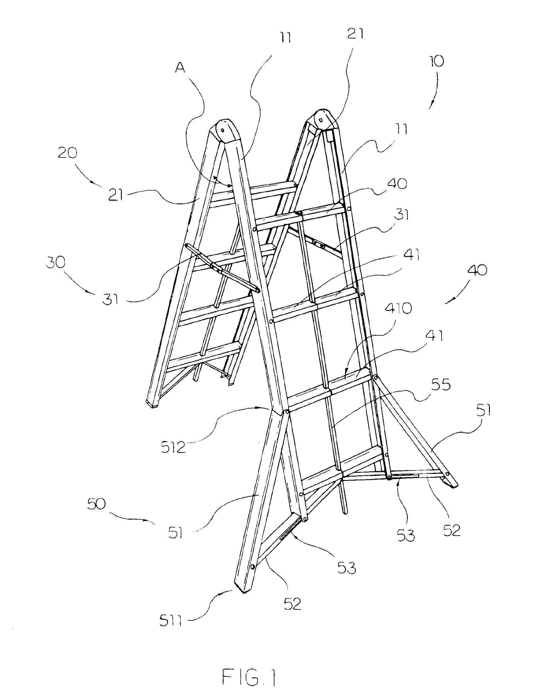 Ladder with side support enhancement