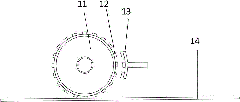 Continuous laminating method for composite floor