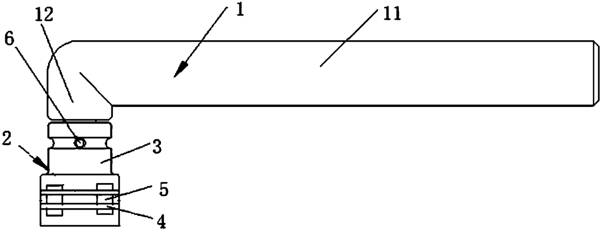 An inspection wrench with functions of pre-installation and recovery of nuts