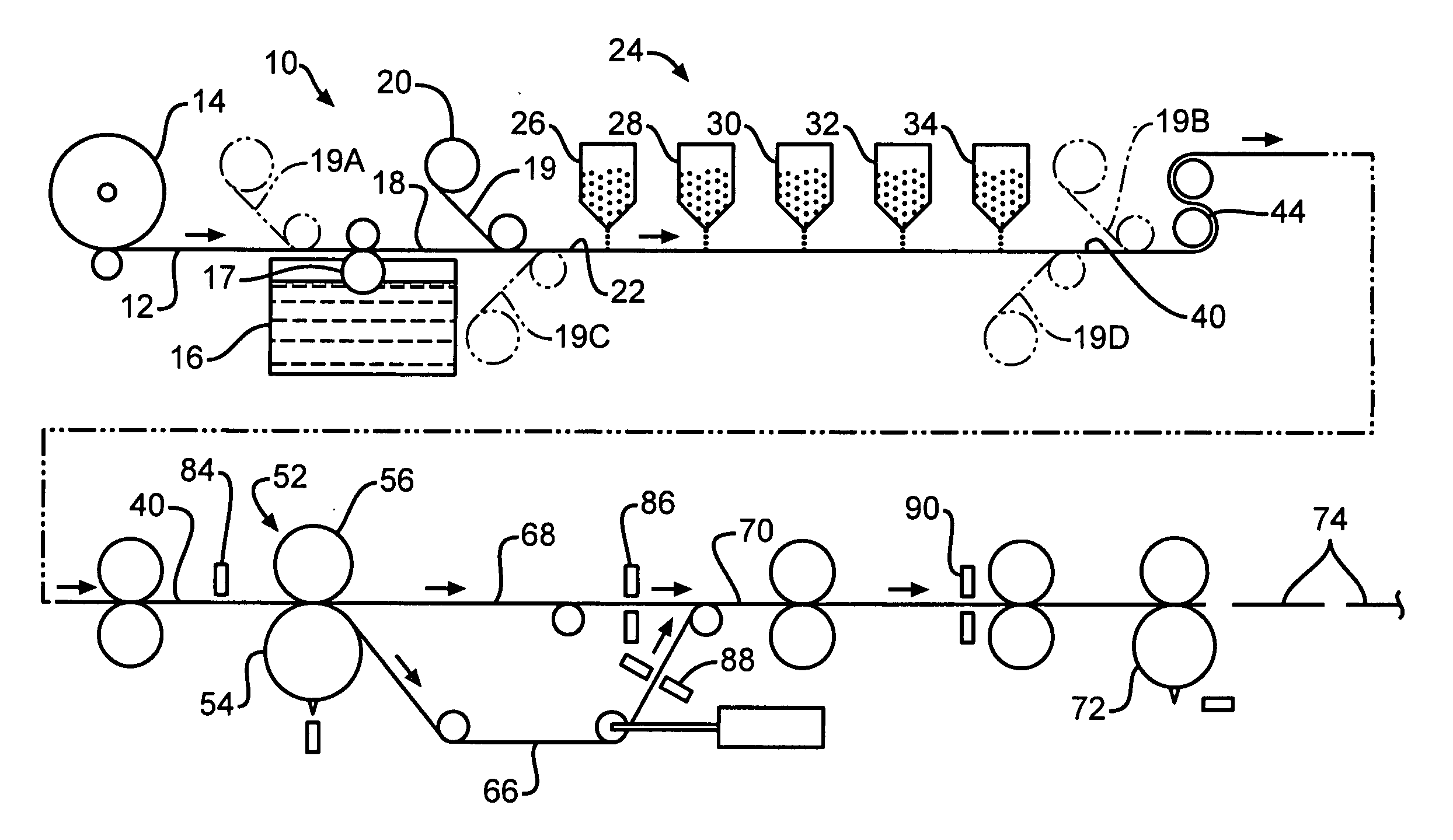 Shingle with reinforced nail zone and method of manufacturing