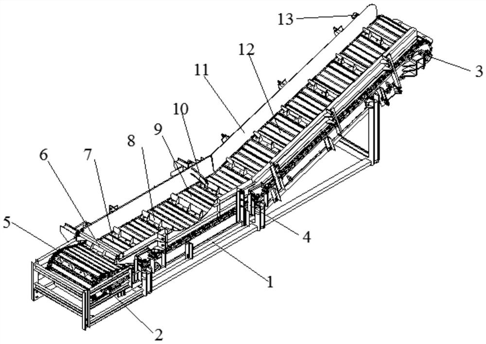 A kind of pipe conveying equipment that is not easy to fall