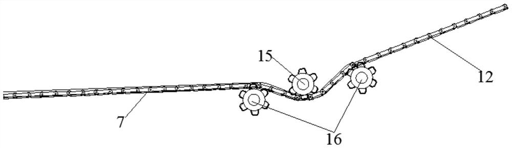 A kind of pipe conveying equipment that is not easy to fall