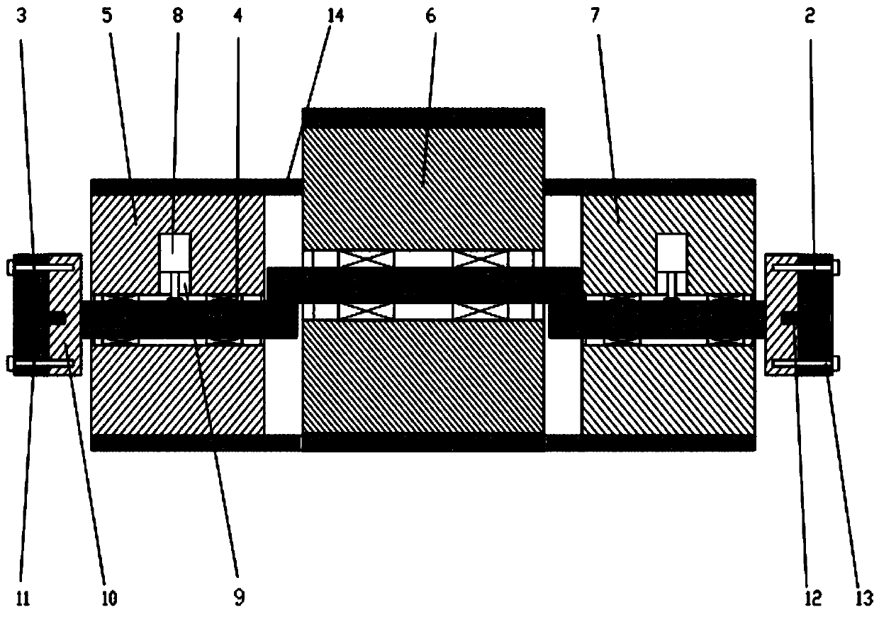 Double steel wheel axle and its road roller