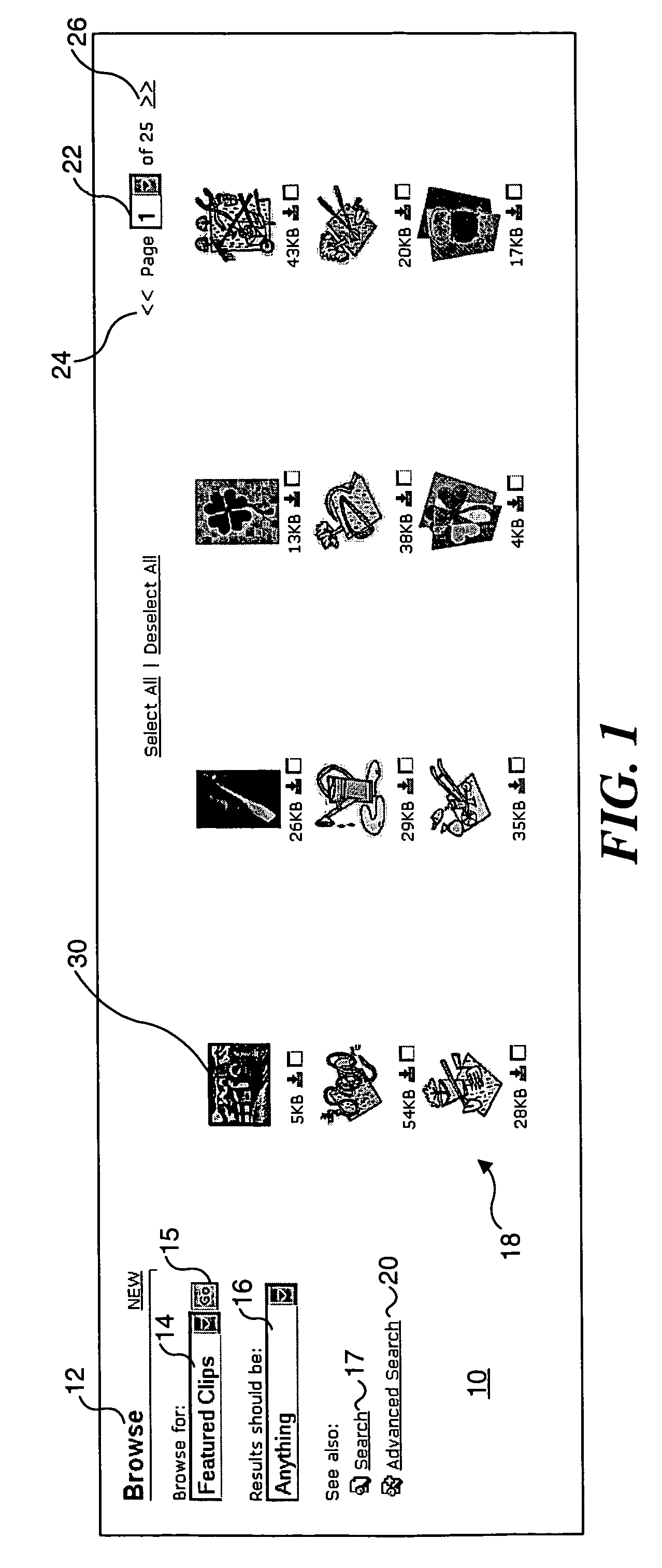 Searching and sorting media clips having associated style and attributes