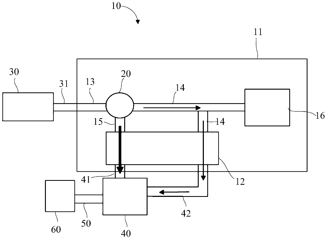 Engine exhaust system, engine and car