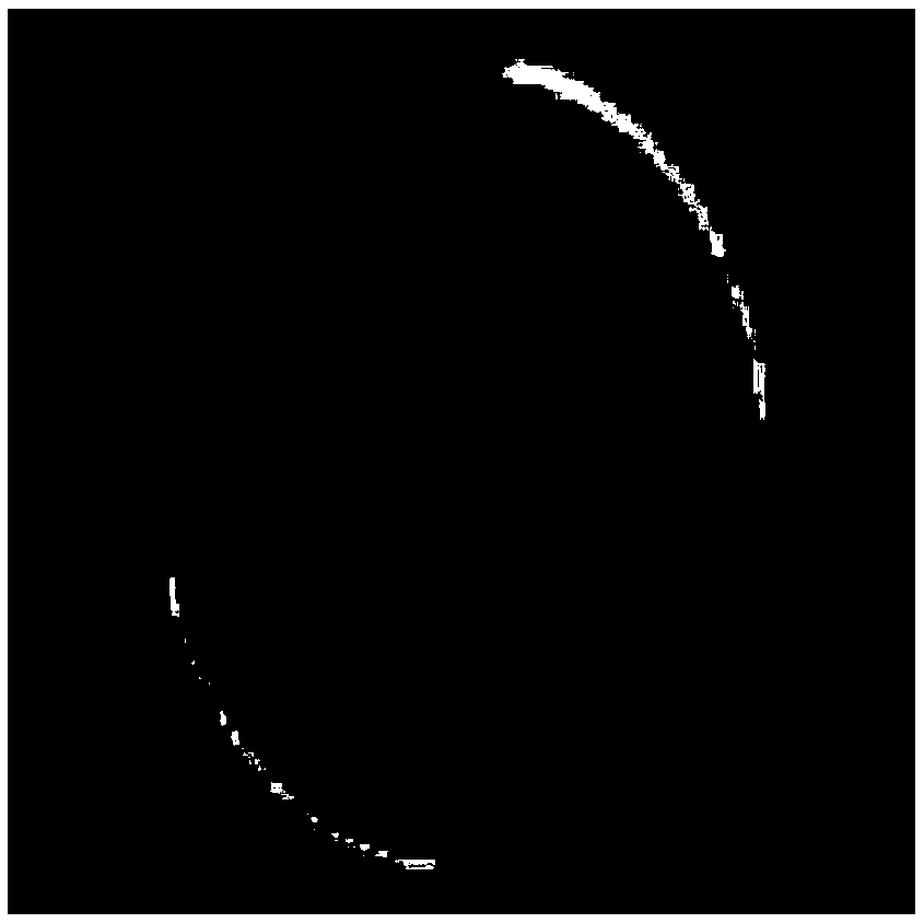 CT sparse projection image reconstruction method and CT sparse projection image reconstruction device at limited sampling angle