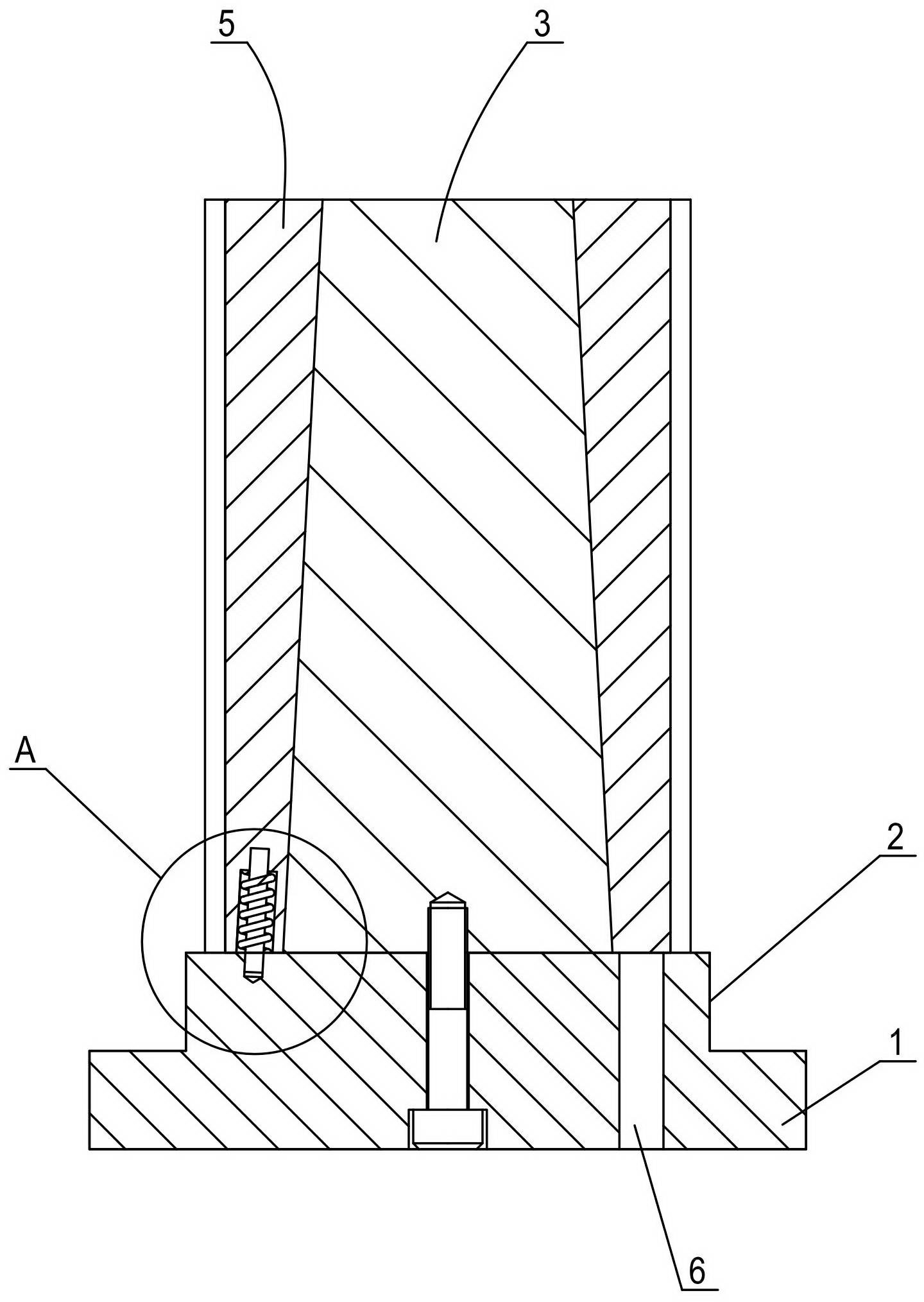 Magnetic tile adhering clamp for direct-current motor